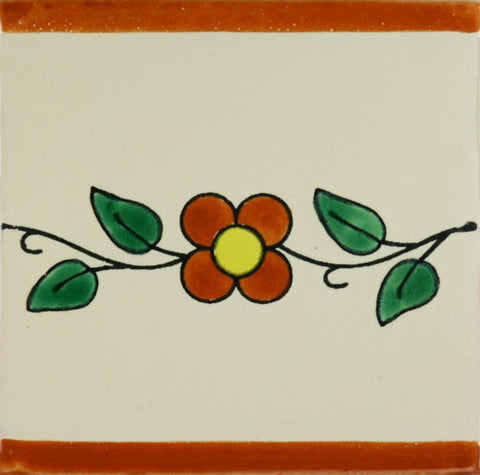 Especial Mexican Tile - Flor Terra Cota