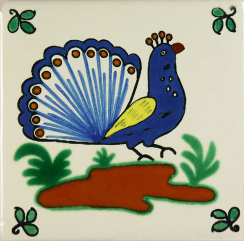 Especial Decorative Ceramic Mexican Tile - bird