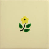 Especial ceramic Spanish decorative tile - flower