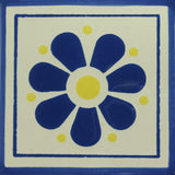 Especial ceramic Decorative Mexican Tile - Daisy 