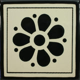 Especial ceramic Decorative Mexican Tile - Daisy 