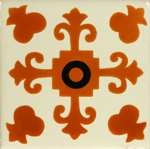 Especial Ceramic Decorative Mexican Tile - Valencia Terra Cota