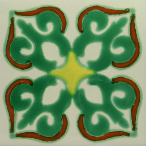 Especial ceramic Decorative Mexican Tile - Colima