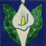 Especial Decorative Mexican Tile - Calla lily