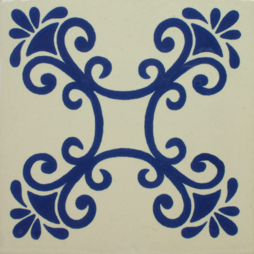 Especial Decorative Tile - San Miguel Azul – Mexican Tile Designs