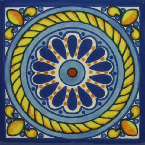 Decorative Mexican Tile set of coasters