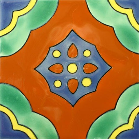 Ceramic Mexican pool tile