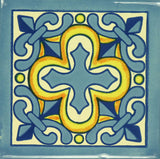 Especial ceramic Decorative Spanish Tile - cross