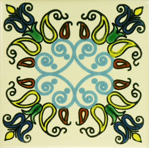 Especial ceramic Decorative Mexican Tile - luces colores