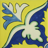 Especial ceramic Mexican decorative tile - alas de flores