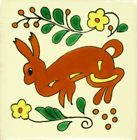 Especial ceramic Decorative Spanish Tile - rabbit