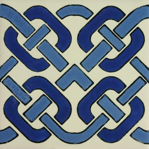 Mexican tile blue Celtic