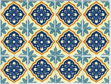 Decorative ceramic Mexican tile array