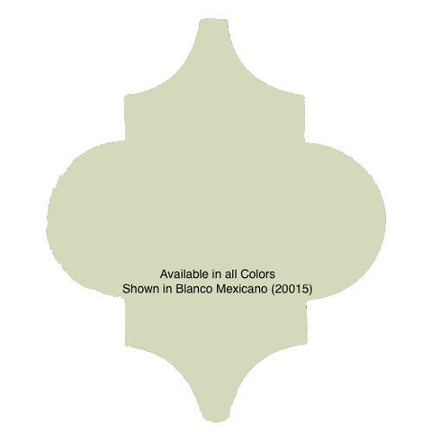 Andalusia shaped ceramic solid color tile