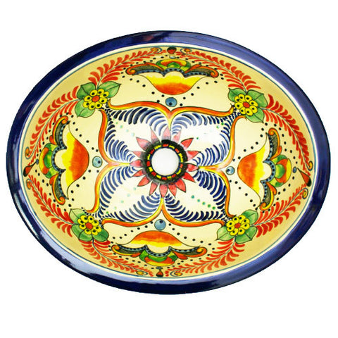 Traditional Mexican Sink- Flor De La Pasion