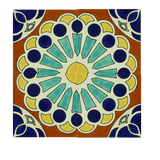 Especial Decorative Tile - Fiesta, Turqueza Y Mostaza
