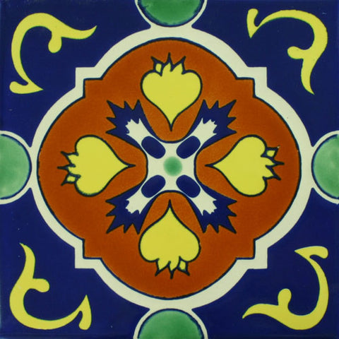 Especial ceramic decorative Mexican tile - Dolores