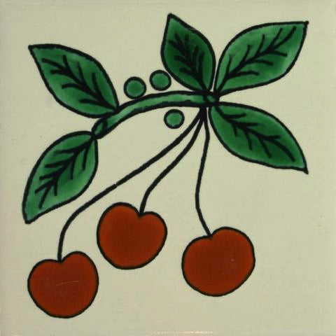 Cherries Porcelain pool and spa tile