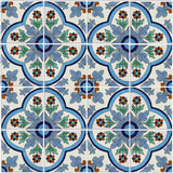 Ceramic Mexican Tile - Apodaca Azul