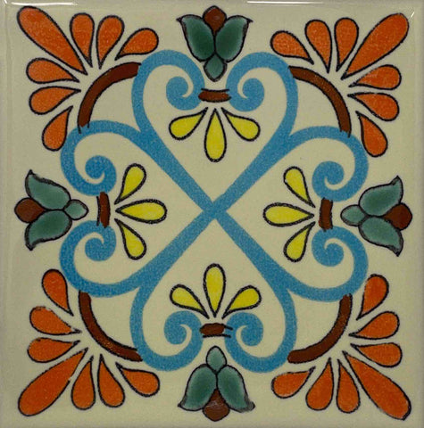 Porcelain Mexican Tile -ZACATECAS II TURQUESA