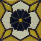 Yellow raised relief tile