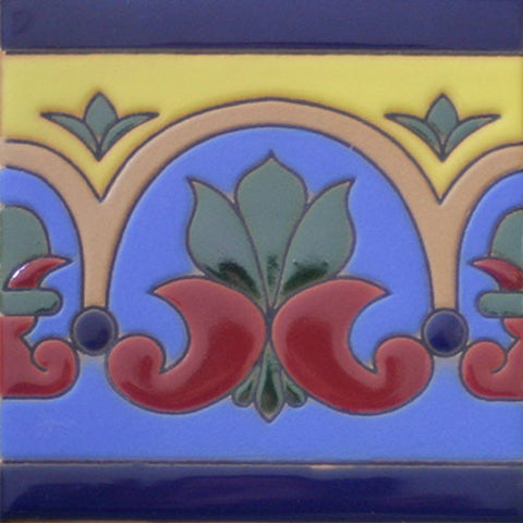 Mexican tile border