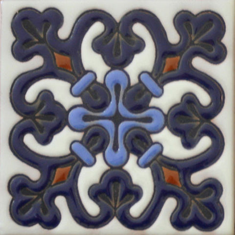 Raised relief Spanish tile