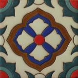 Hand painted Mexican tile