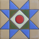 Hand painted Southwest tile
