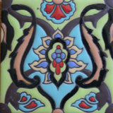 Hand painted Mexican tile