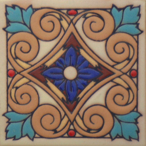 Prima Mexican Tile - Espirales – Mexican Tile Designs