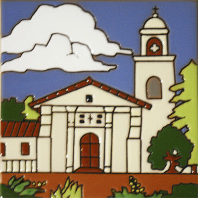 Santa Cruz Historic Mission Tile