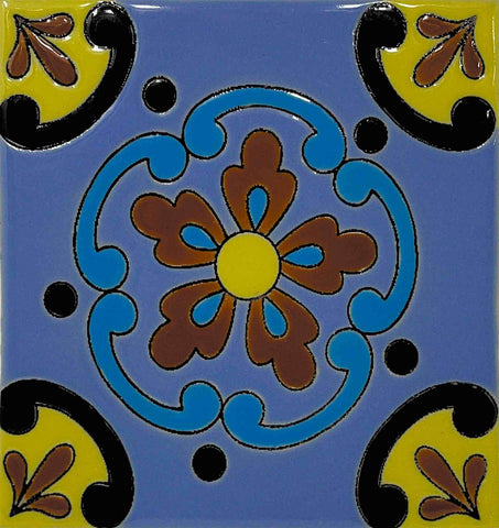 Porcelain Mexican Tile - Medusa