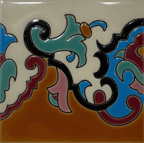 Porcelain Mexican Tile - Marsupa Left