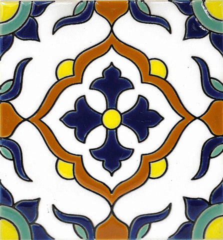 Porcelain Mexican Tile - Cruz Del Sol II