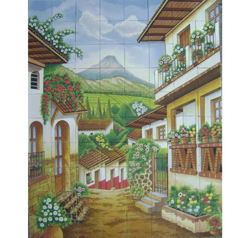 Mexican Style Mural - Callejon De Las Flores