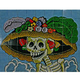 Day of the Dead tile mural