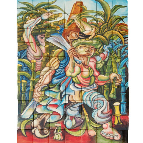 Mexican Style Mural - Cortador De Canas