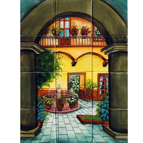 Mexican Style Mural - Patio Tipico