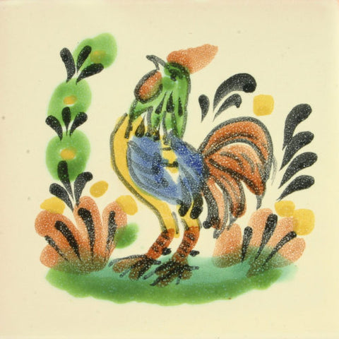 Gorky Gonzales Mexican rooster tile