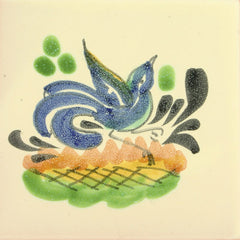 Gorky Gonzalez - Pajaro Azul I – Mexican Tile Designs