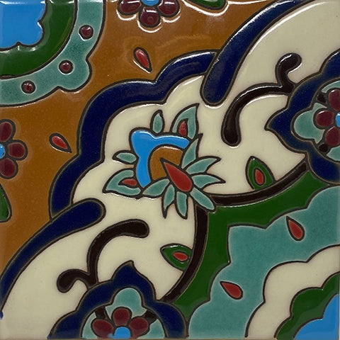 Prima Mexican Malibu Style Ceramic Tile - Magdalena II