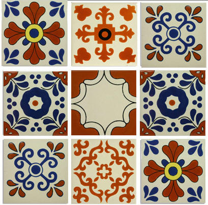 Classic designs Talavera Ceramic tile collection