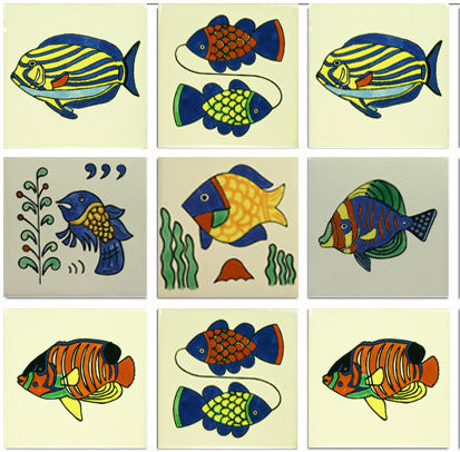 Fish designs Ceramic tile collection