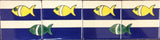 Fish ceramic Mexican tile