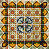 Decorative Mexican tile mural