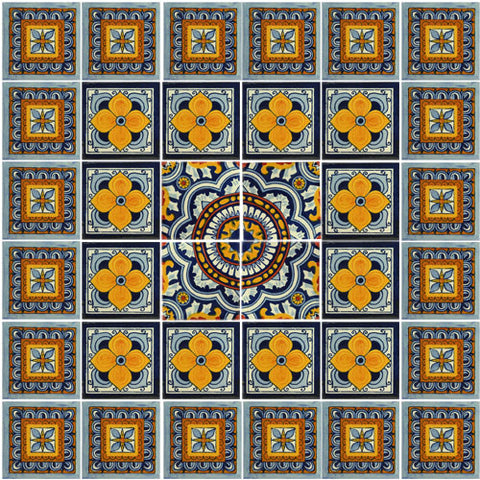 Decorative Mexican Tile mural