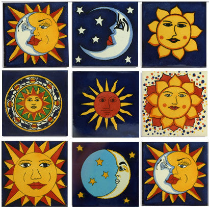 Sun and Moon tile collection