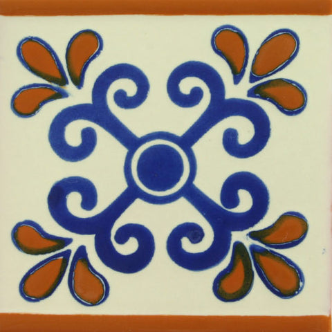 Ceramic Mexican decorative tile