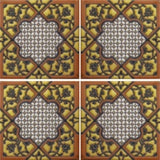 Moorish raised relief tile